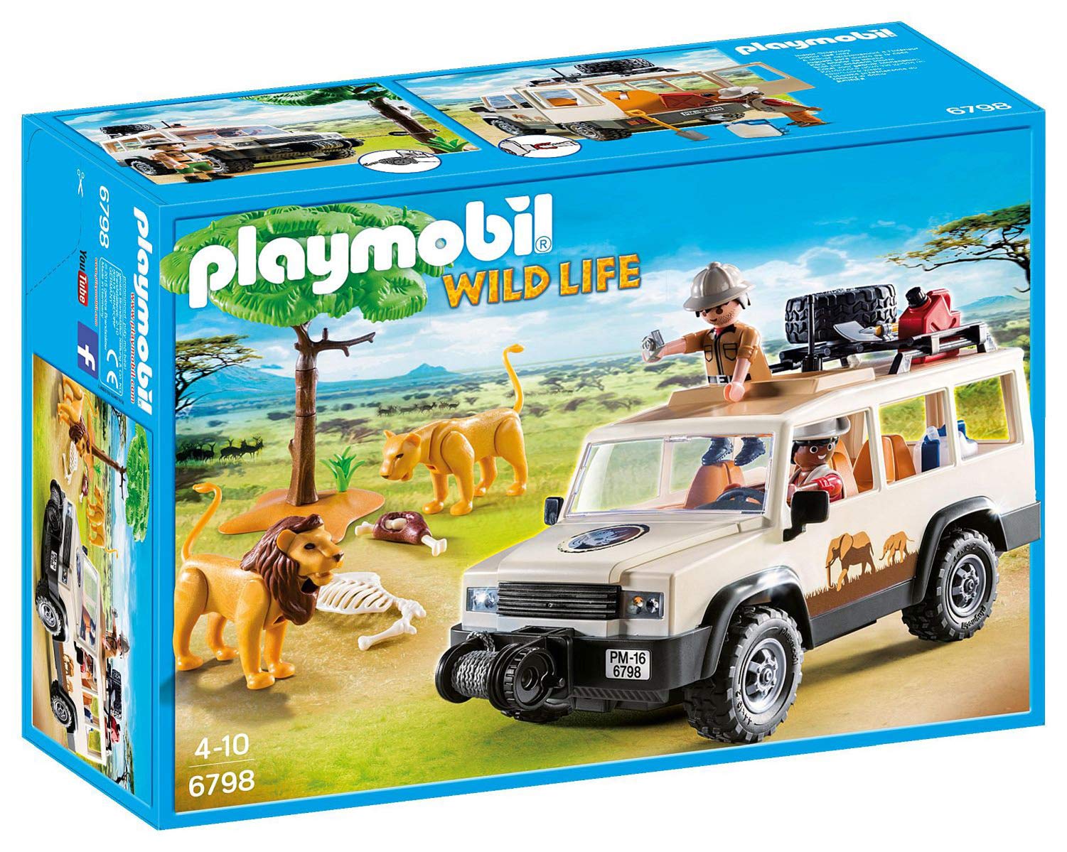 Jeep Coche Safari Playmobil PLAYMOBIL COCHE VEHICULO TODOTERRENO