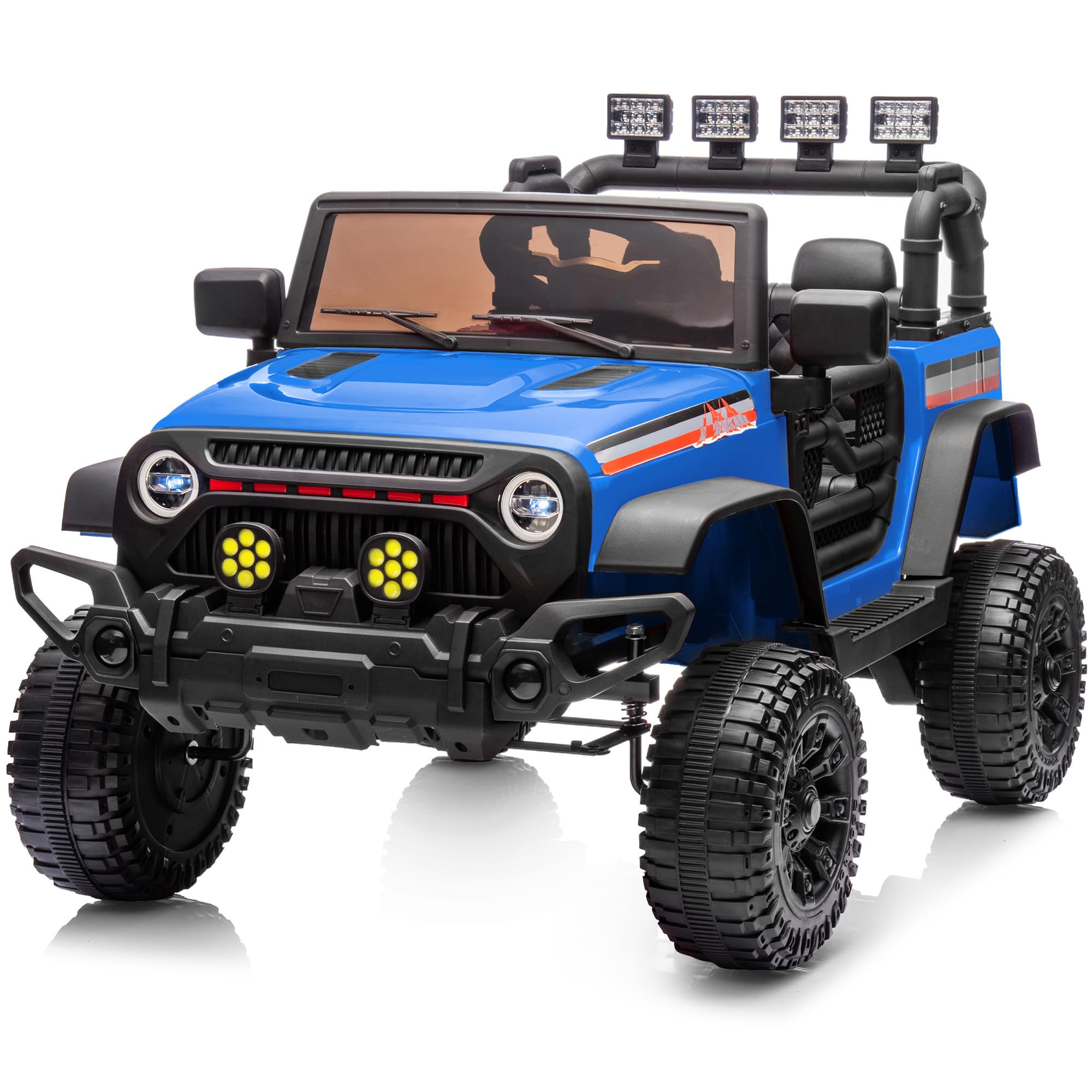 Hikiddo 12V Kids Ride on Car, Electric Cars for Kids Age 3 to 5 with Remote Control - Blue
