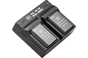BM Premium 2 Pack of EN-EL23 Batteries and Dual Battery Charger for Nikon Cameras