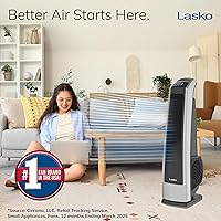 Vista 2 de Lasko Ventilador oscilante de alta velocidad U35122 con control remoto