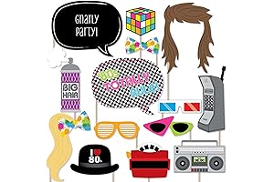relive the 80s with Big Dot of Happiness's Photo Props