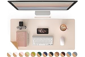 Neutral Mouse Mat Set for Home Office & Desk