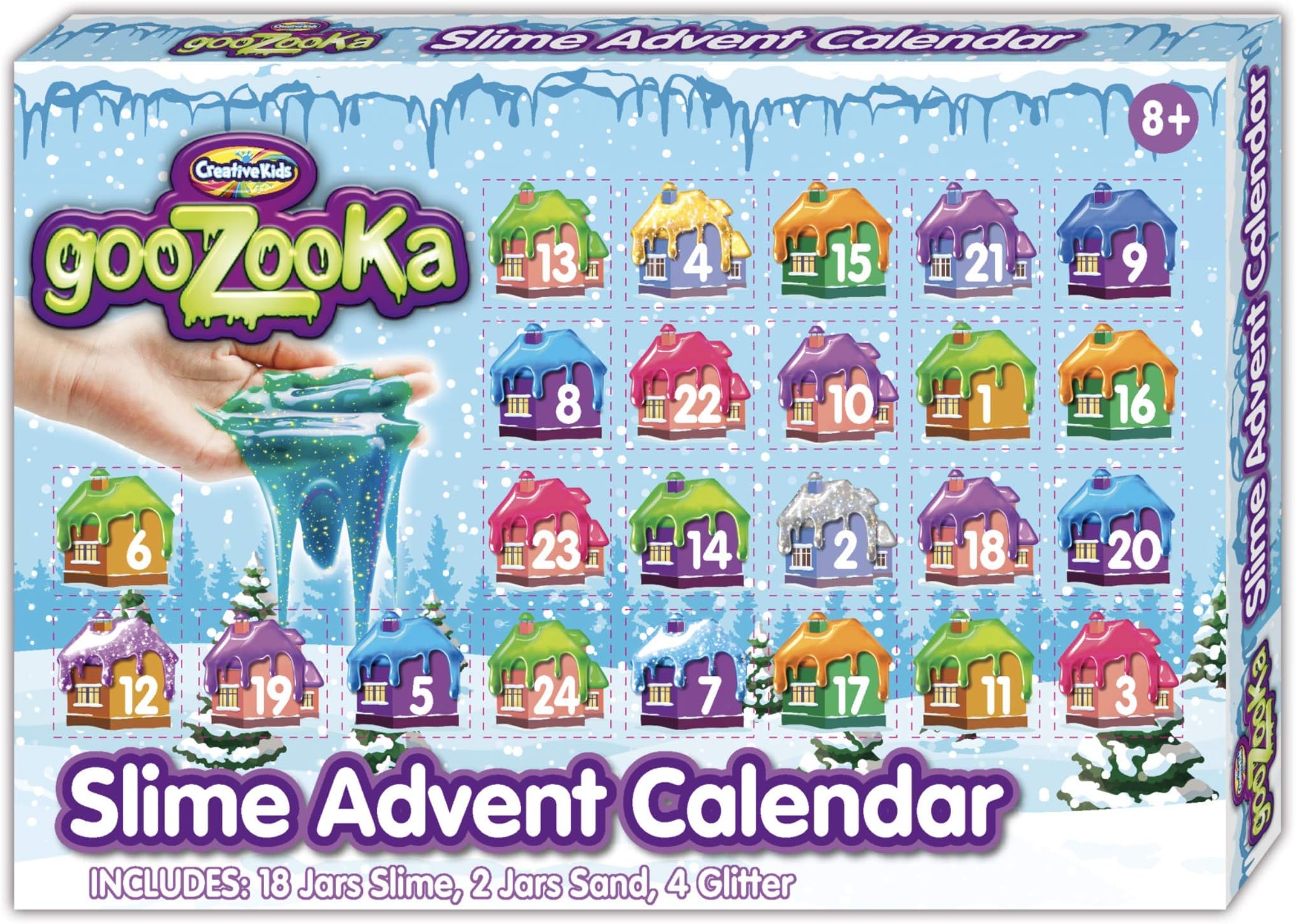 Purple Ladybug 2021 Advent Calendar for Girls with 24 Unique Gifts - Hair Accessories, Jewelry, Crafts, Stickers & More - Great Christmas Countdown Calendars for Kids Age 6 to 12