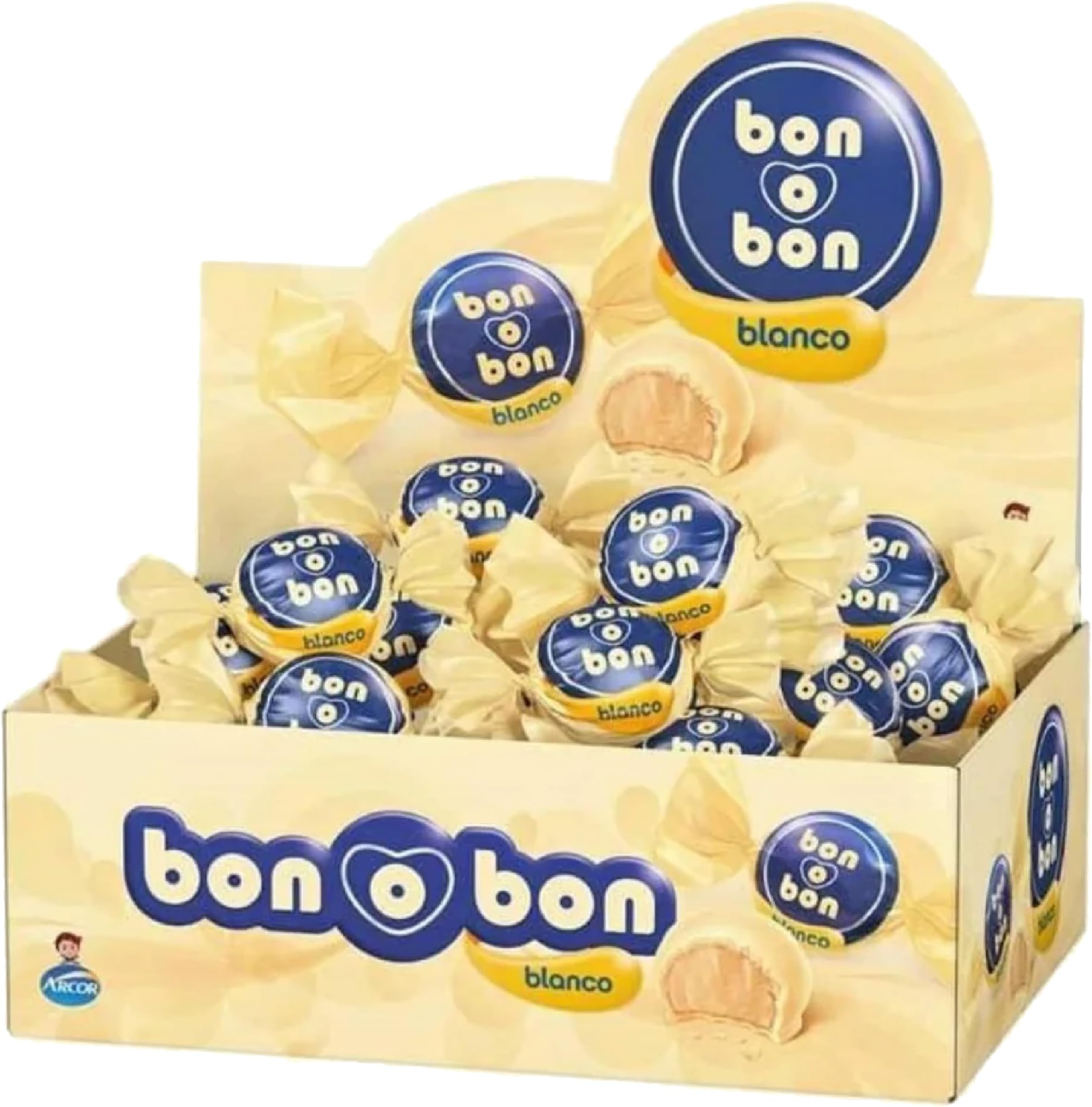 Arcor Bon o Bon Bonbon With Peanut Cream Filling And Wafer Net.Wt 450g