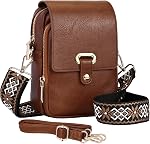 Leathario Crossbody Bag for Women, Vegan Leather Phone Purse, Cell Phone Bag, Travel Cross Body Shoulder Purse and Wallet