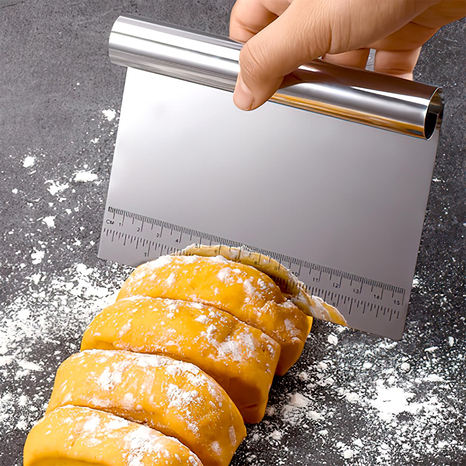 HENGBIRD 2 sztuki łopatek do warzyw, do ciasta ze stali nierdzewnej, szpatułka do ciasta, stal nierdzewna, szpatułka kuchenna, szpatułka kuchenna, szpatułka kuchenna, szpatułka do pieczenia chleba,
