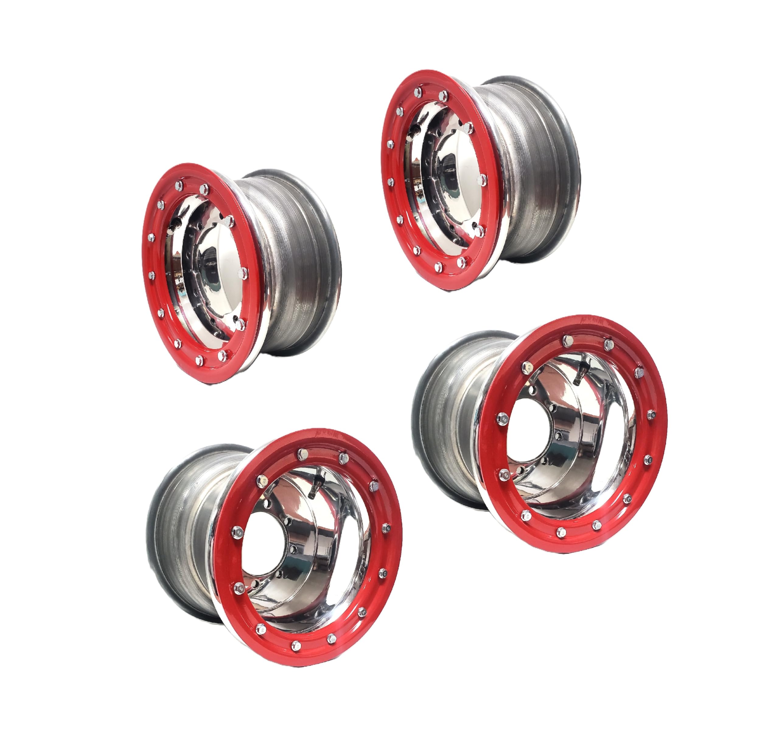 Amazon.com: Set of 4 ATV Beadlock Wheels Rims - Rear 9x8 Front
