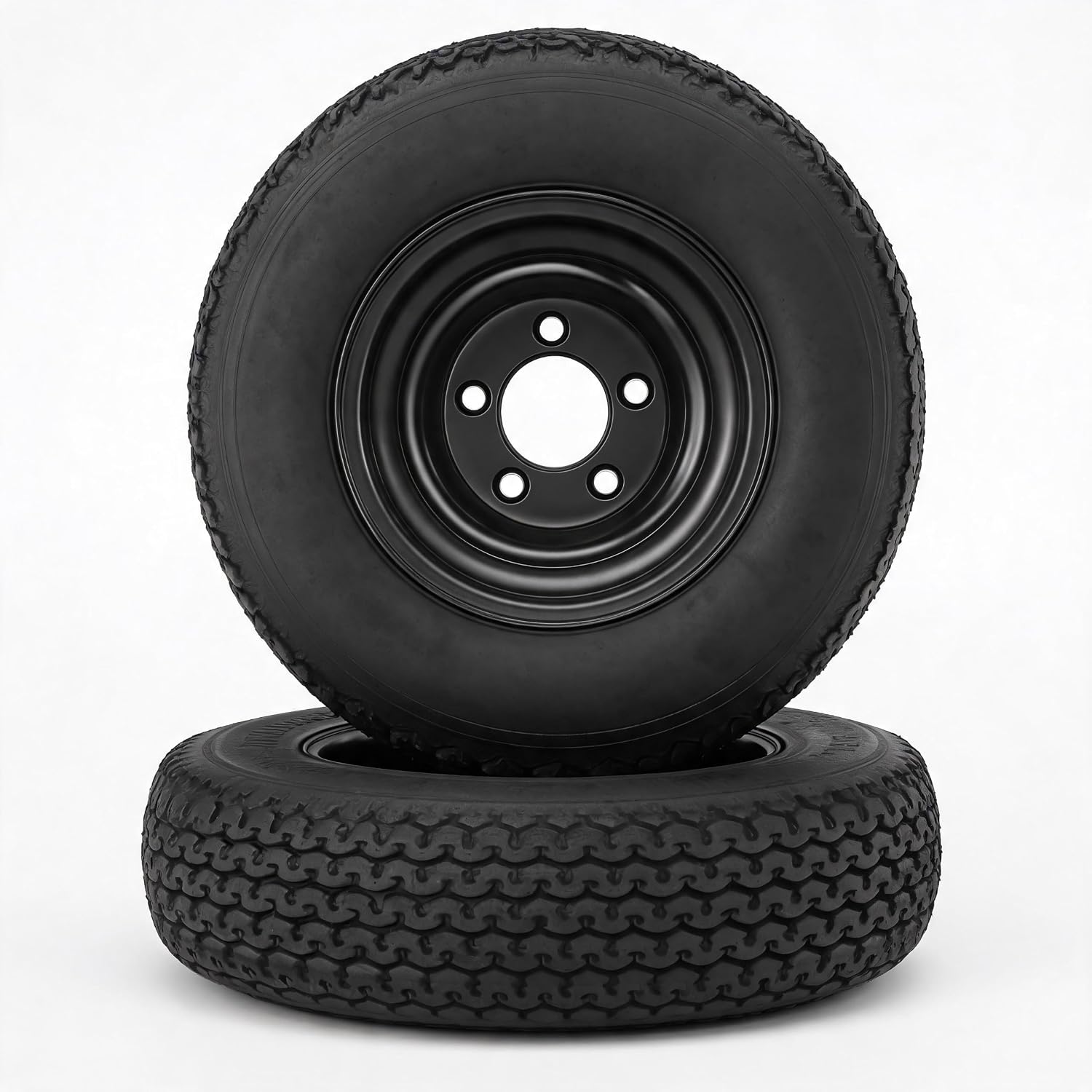 2-Pack 4.80-8 (480-8) 6PR Trailer Tire & Wheel Assembly