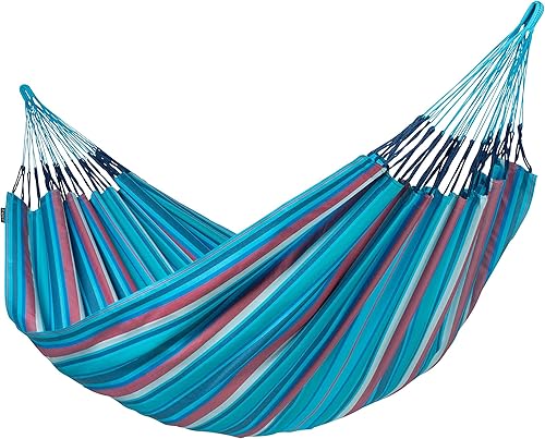 LA SIESTA Brisa Hamaca Clásica, Hecha a Mano, Resistente a la Intemperie, Resistente a Desgarros para Relajación Interior y Exterior, Tamaño-King -