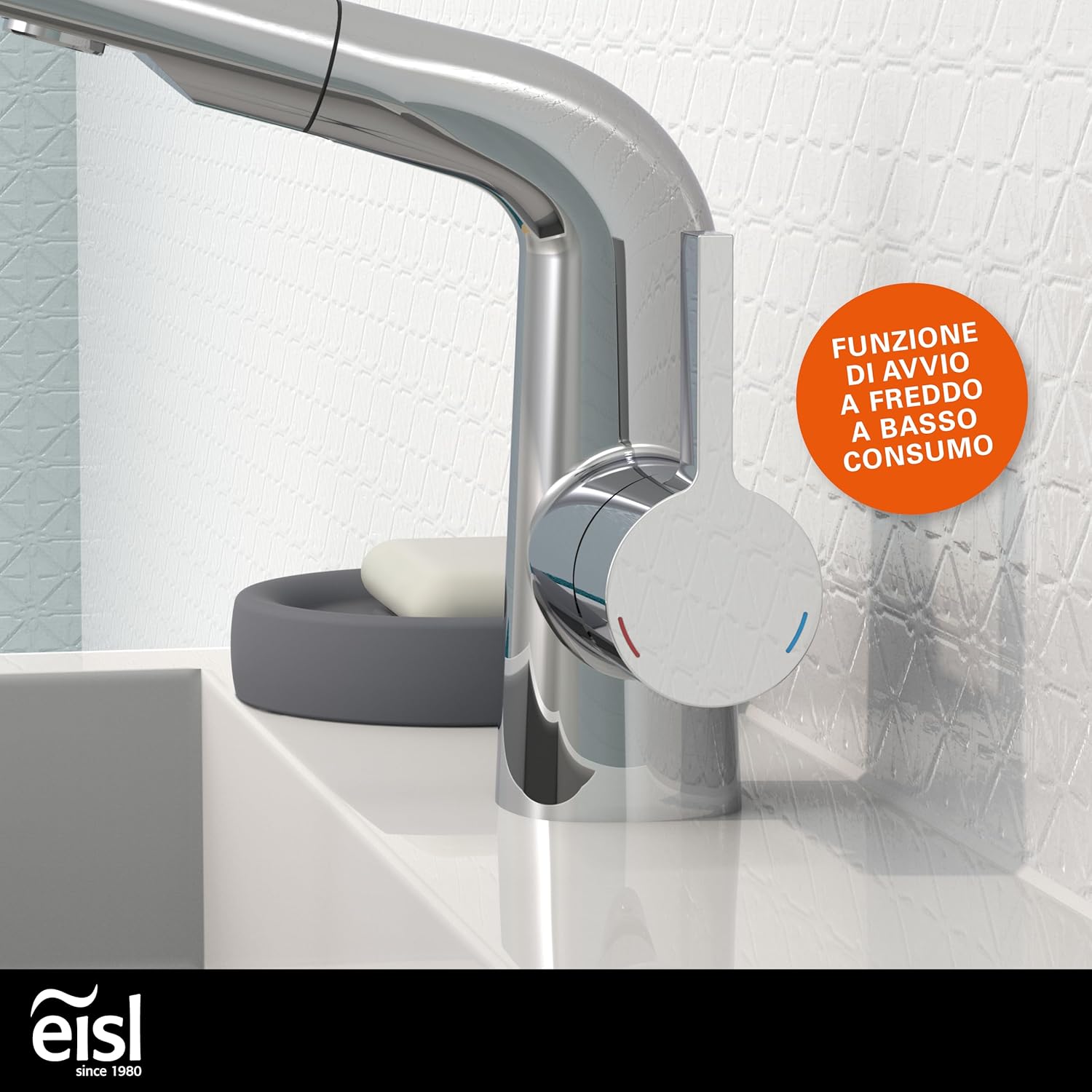EISL COOL NI075COCR Faucet Cold Start Function