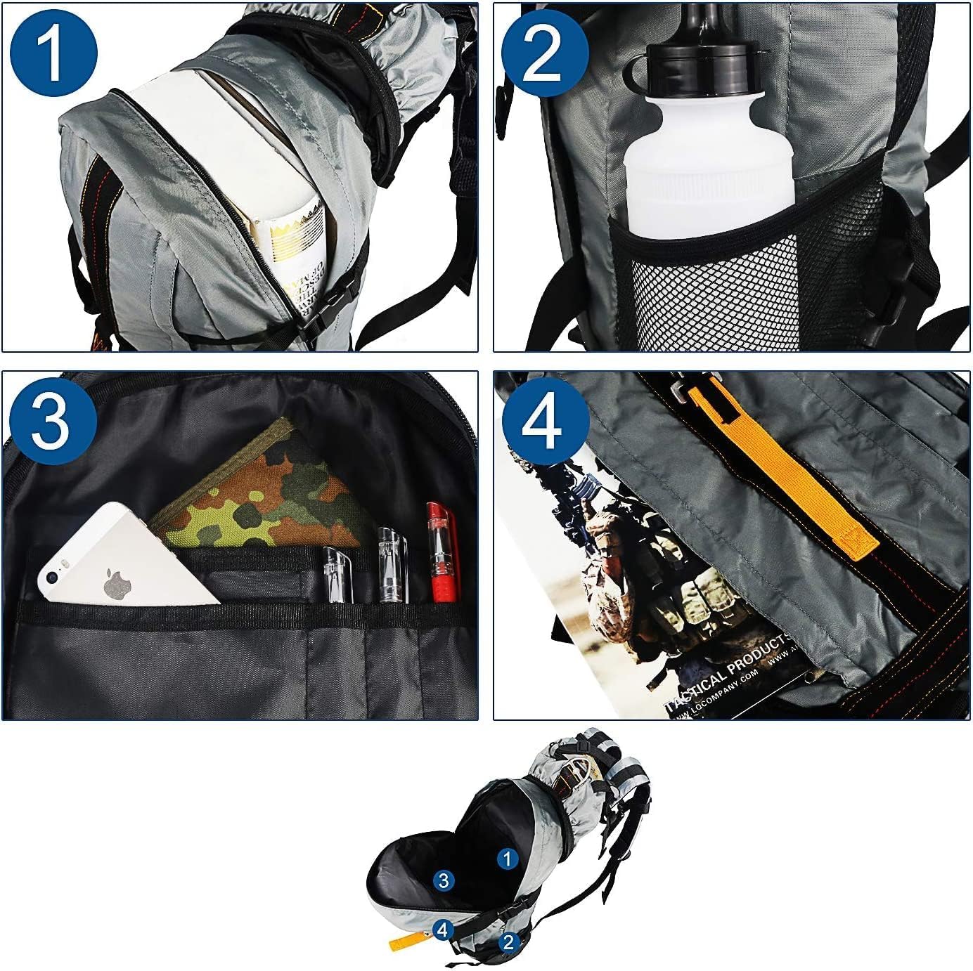 Snapklik.com : AIR FORCE Parachute Buckles Hook Rucksacks Tactical ...