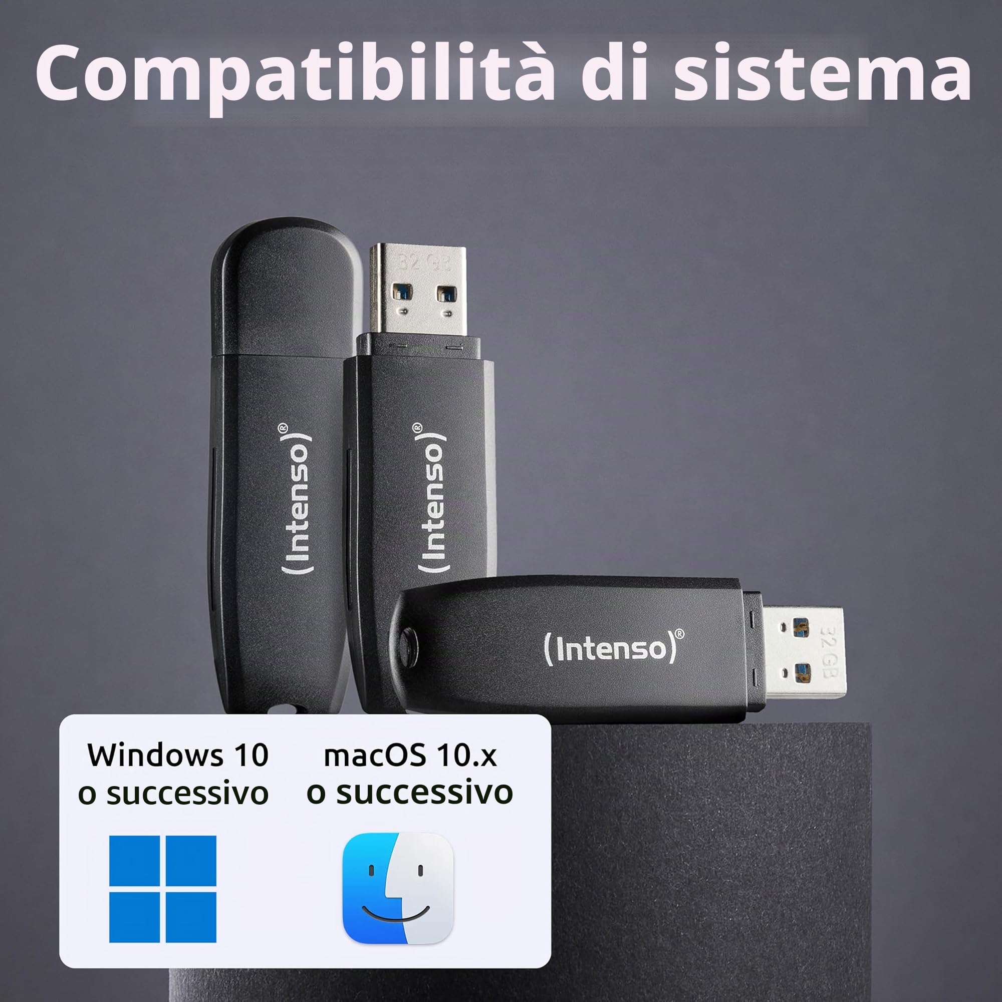 Intenso Speed Line - Chiavetta USB 3.2 Gen 1 x 1, 32 GB, confezione