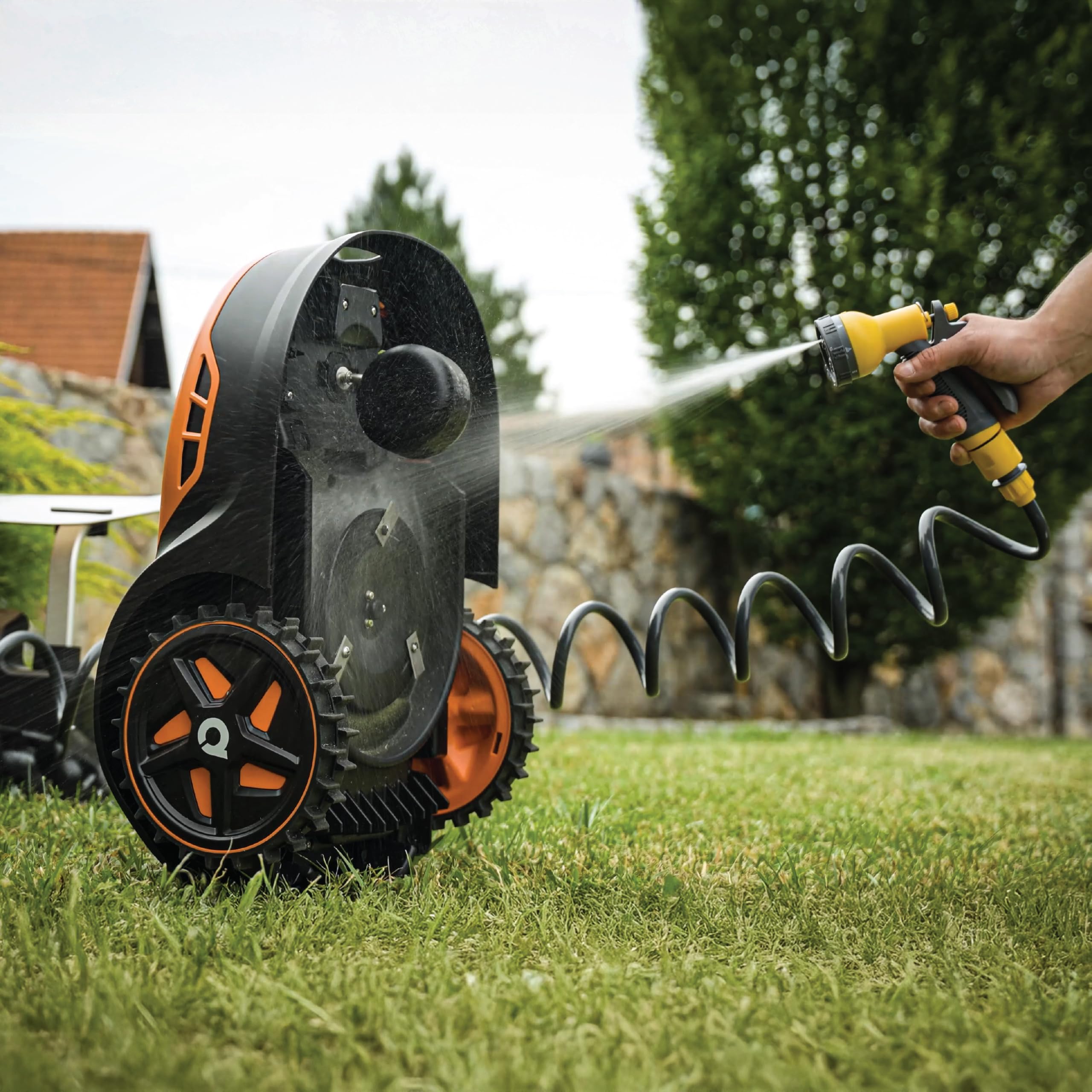 Villager QUIX Robot Tondeuse à Gazon sans Fil 18 V pour 1000 m² Wi-FI & Bluetooth — vue 3