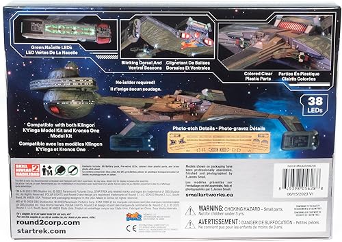 Miniatura 2 de Skill 2 Kit de iluminación para Klingon Kronos One Spaceship Star Trek VI: The Undiscovered Country (1991) Película 1/350 Modelo a escala de Polar