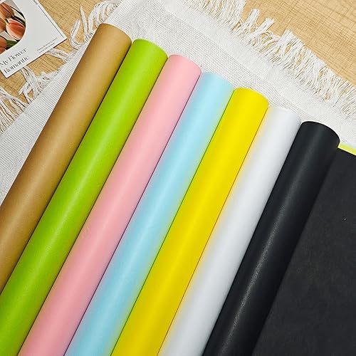 Miniatura 7 de LIAPAWPAW Rollo de papel de seda rosa claro para envolver regalos, ramos de flores y manualidades, 17 pulgadas x 98 pies, papel de seda delicado