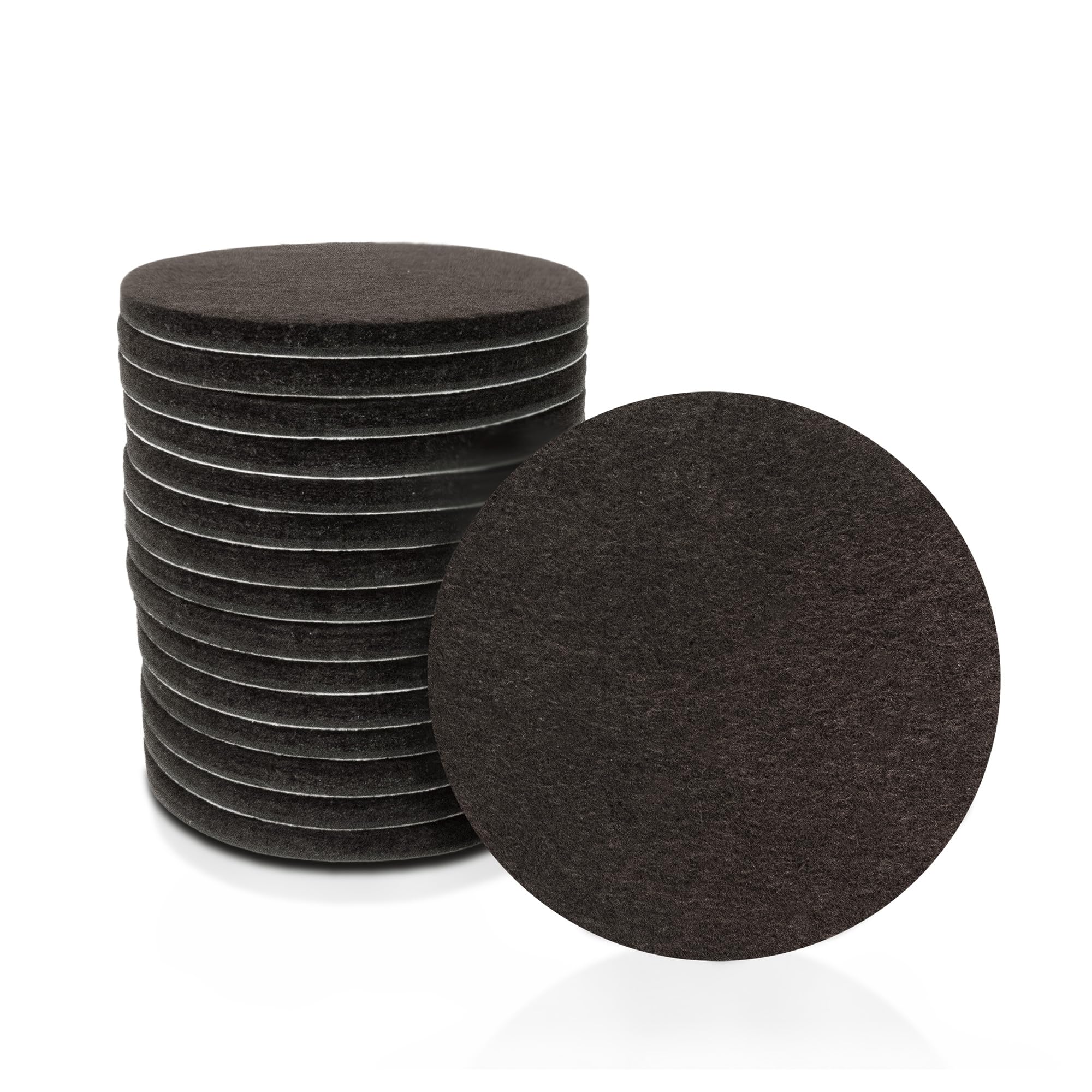 SOFTTOUCH 4723895N - Almohadillas de Fieltro para Muebles para Proteger Suelos de Madera Dura de arañazos, Color marrón, 3 Pulgadas