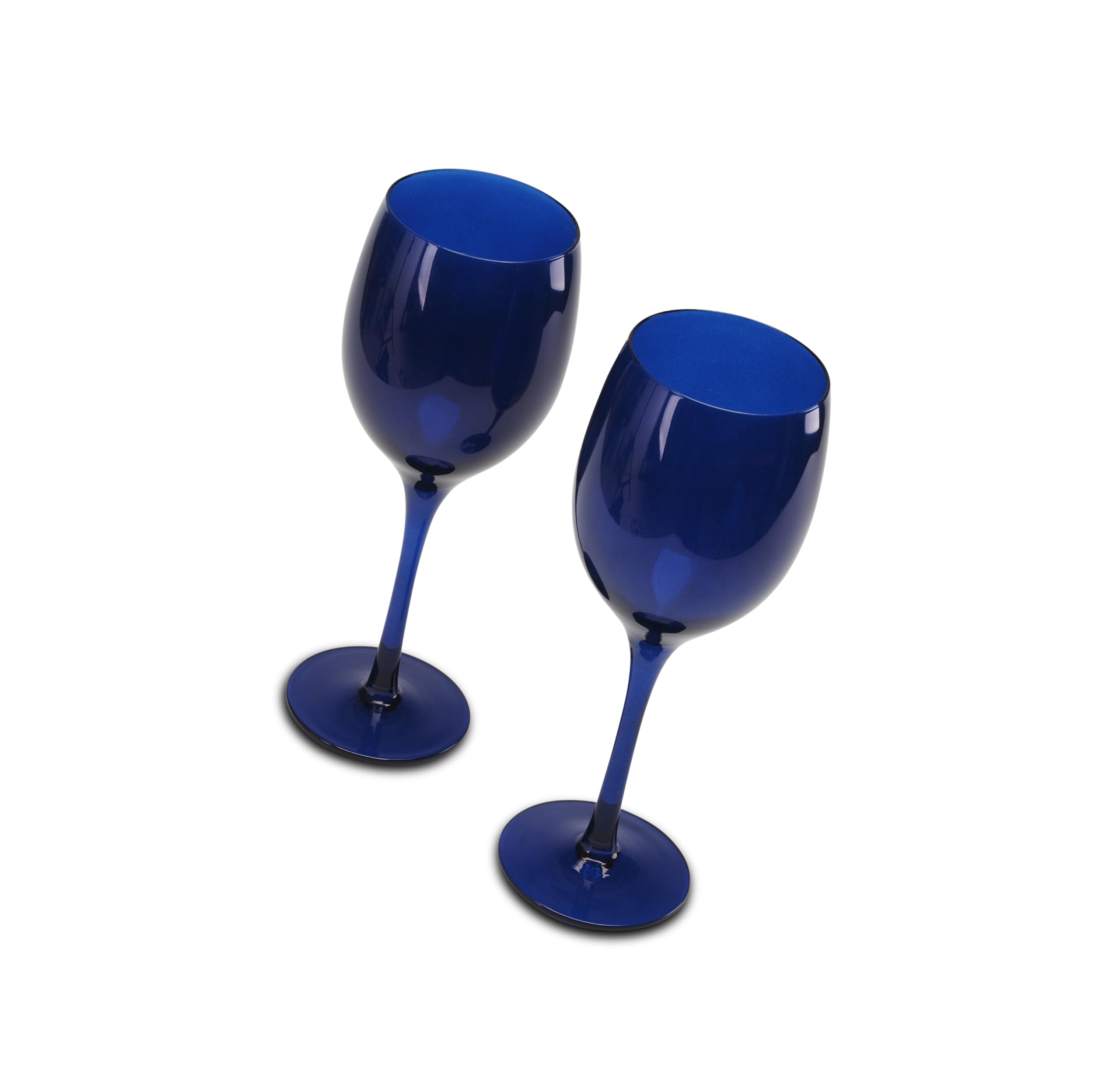 Addcore Set of 2 Blue Wine Glass's