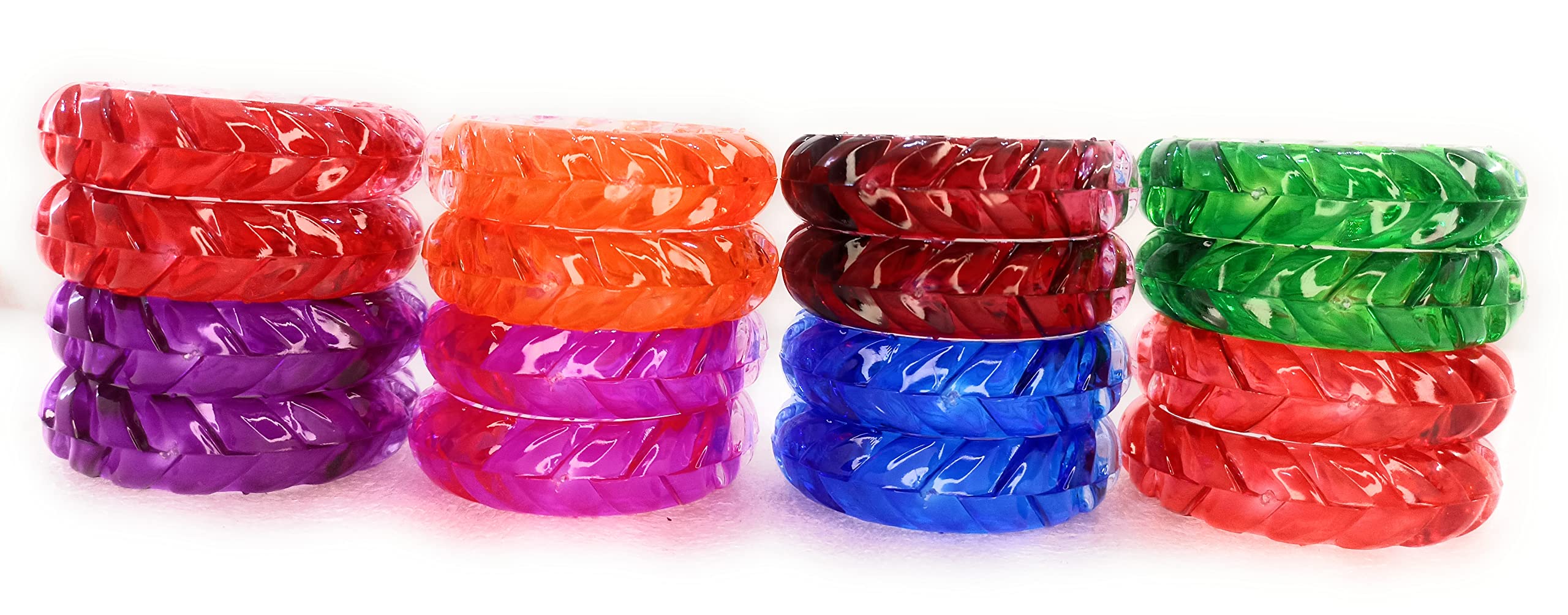 SBS Transparent Dual Color (Breeza) Wide Kada Bangle Combo of 7 Colors/ 16 Bangles for Girl Child (3-6 month old (40 mm diameter)) (B0CY2ZQ6WR) Amazon Price History, Amazon Price Tracker