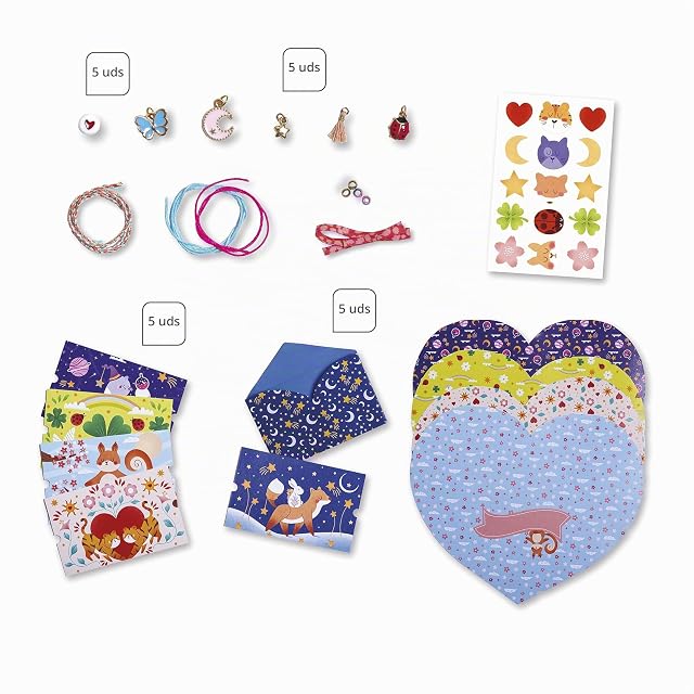 Foto 5 de 8 de Janod - 5 Pulseras de Deseos para Crear - Talleres de Joyería - Kit de Manualidades para Niños