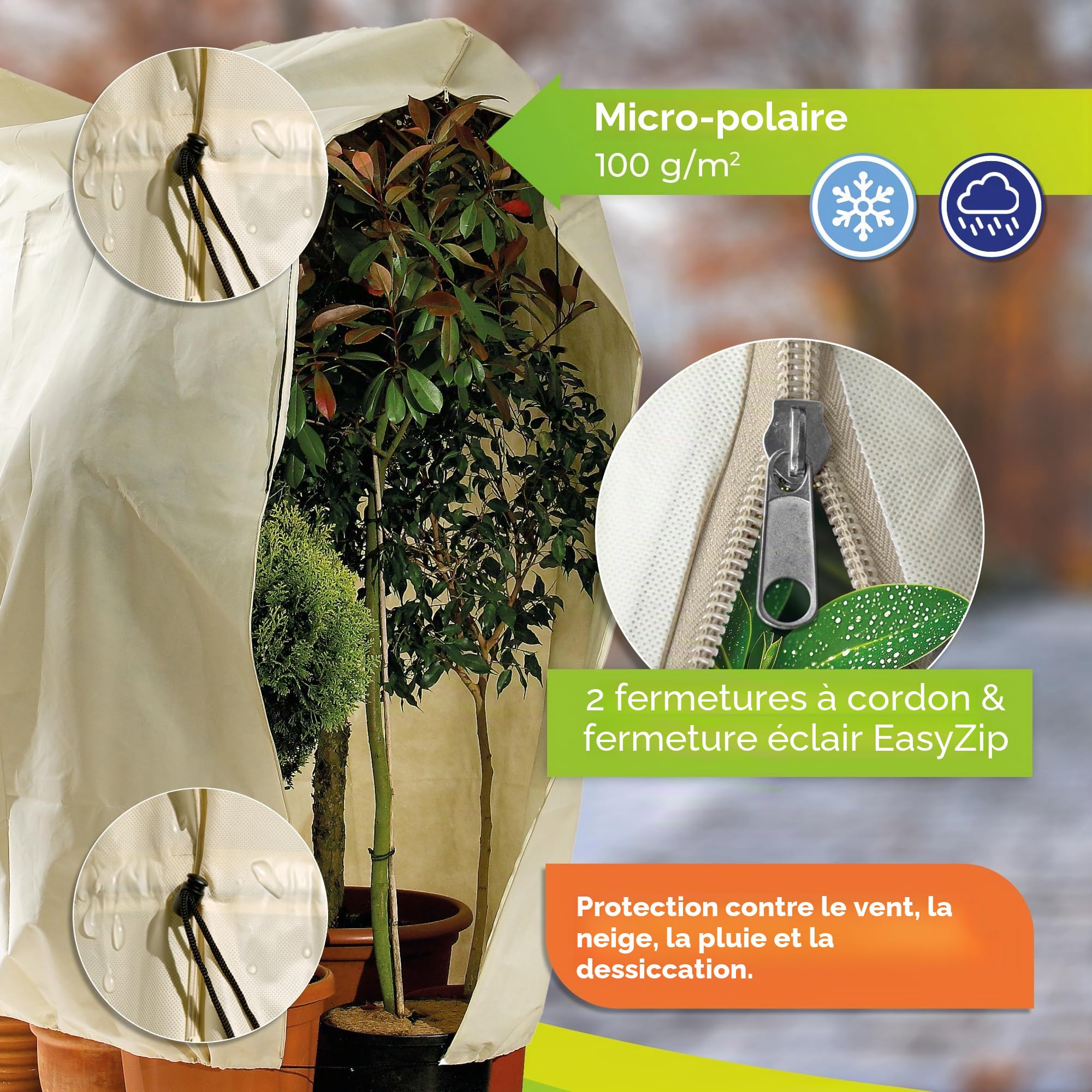Bio Green VS 240-200 Maxi Housse d’Hivernage