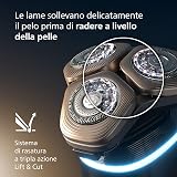 Philips Rasoir i9000 Prestige Ultra, rasoir électrique 100% étanche, technologie Skin IQ Pro, système Triple Lift & Cut, lames de précision NanoTech rotatives à 360°, 5 modes de rasage, XP9405/31 - 3