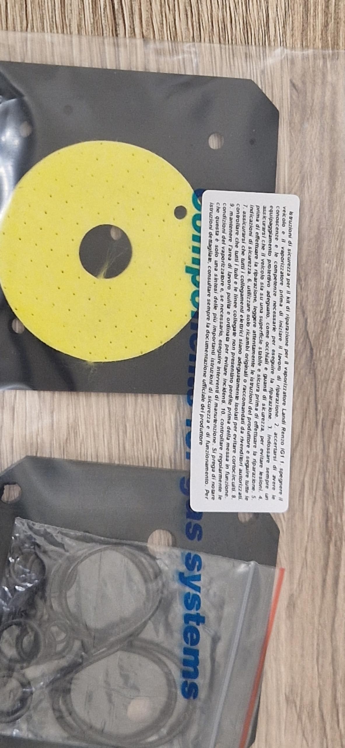 KIT REVISIONE RIDUTTORE IG1 LANDI RENZO POLMONE IG1