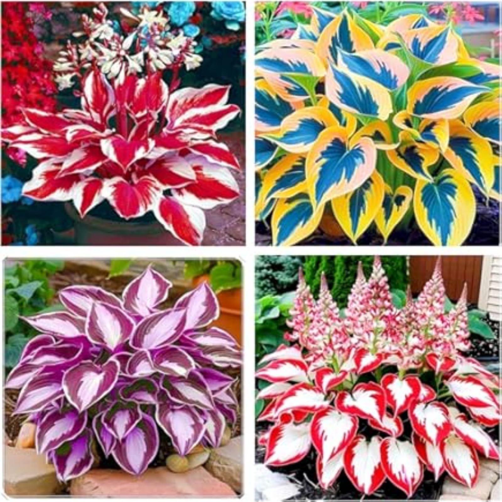 Premium Hosta Bulbs Simple to Grow – Perfect for Gardens, Cut Flowers & Enchanting Displays Winter Hardy Hosta Bulbs-6 Bulbs-H — image 1