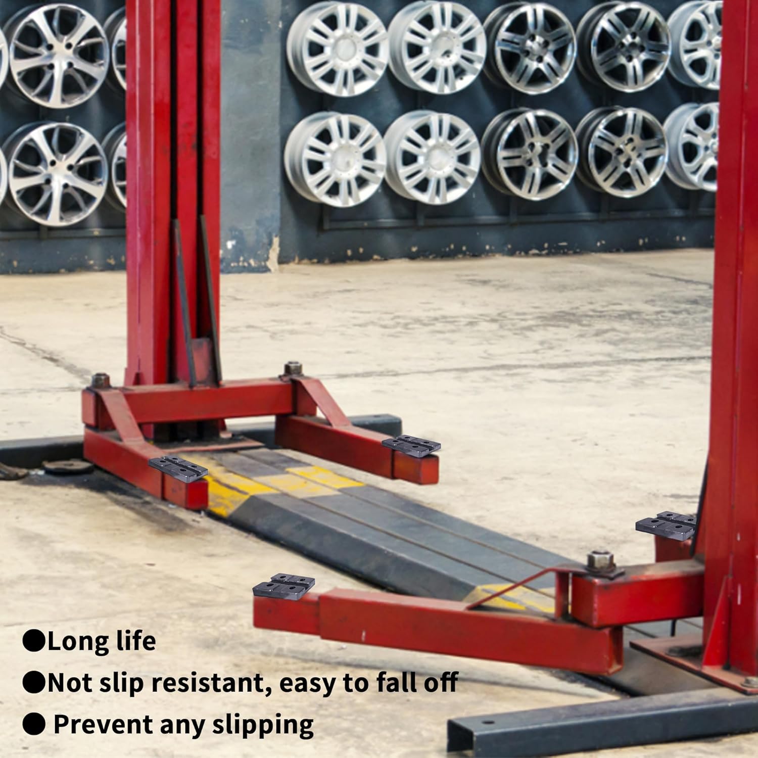 4PCS Rubber Car Lift Pads Heavy Duty Arm Pads Automotive Hoist Accessories Arm Pads Car Lifting, Jack Rubber Pad for Auto Truck Hoist