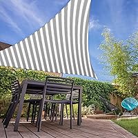 Vista 46 de E&K Sunrise - Toldo tipo vela triangular de 15 x 15 x 15 pies, toldo con bloqueo UV para sombra, para patio, jardín, terraza, exterior (arena)