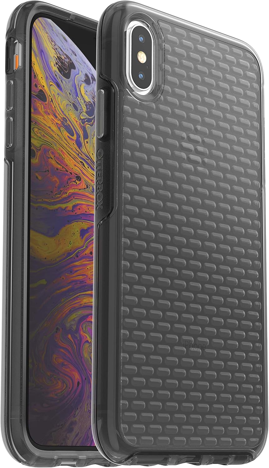OtterBox Clear Case + AlphaGlass, Transparent Drop Proof Case for iPhone Xs Max - Black, 78-52435 - Image 3