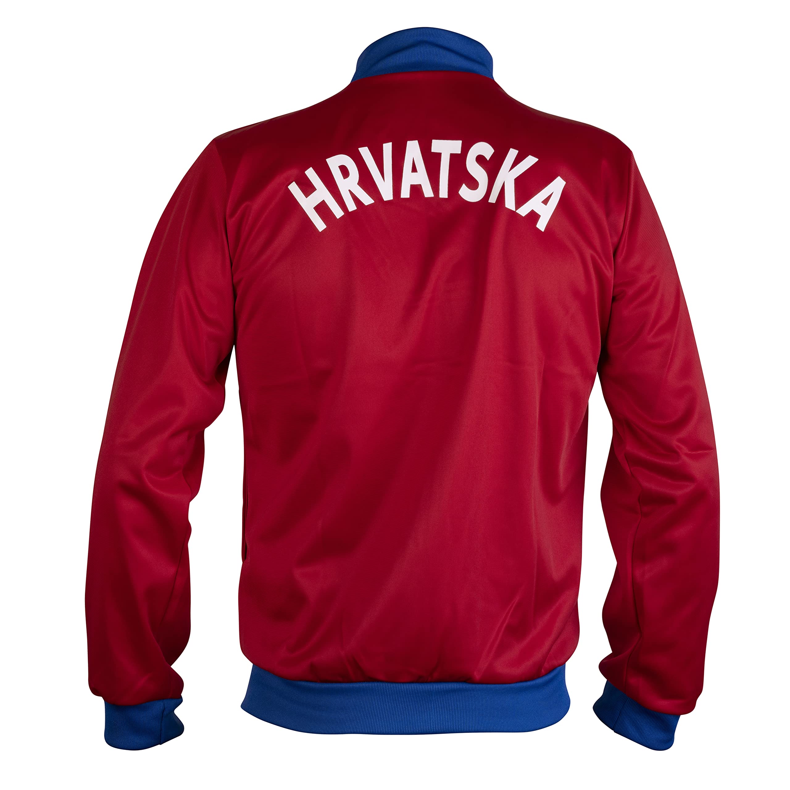 Chorwacja narodowa 1990 kurtka drużyna piłkarska w stylu retro vintage tor piłka nożna top L, Czerwony, L