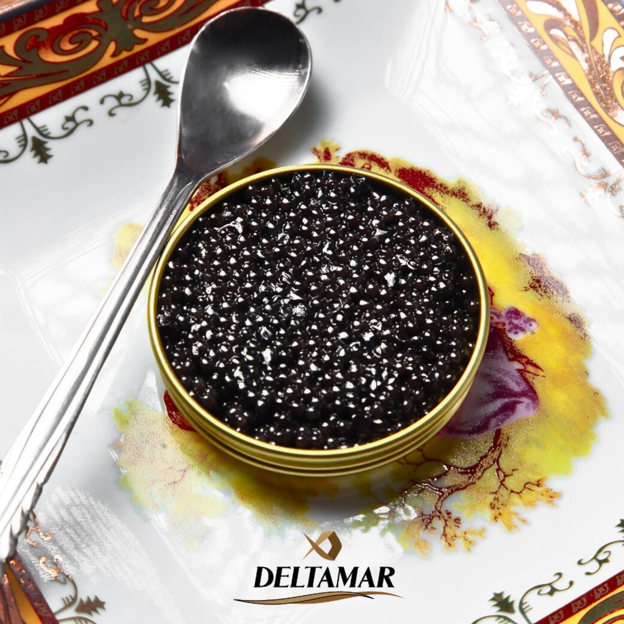 Beluga Caviar 30 g - Classical Sturgeon Kaviar - Premium Quality Siberian Huso Huso Orginial Finest Caviar - Fine Flavor and Quality - Deltamar Caviar CITES Certified