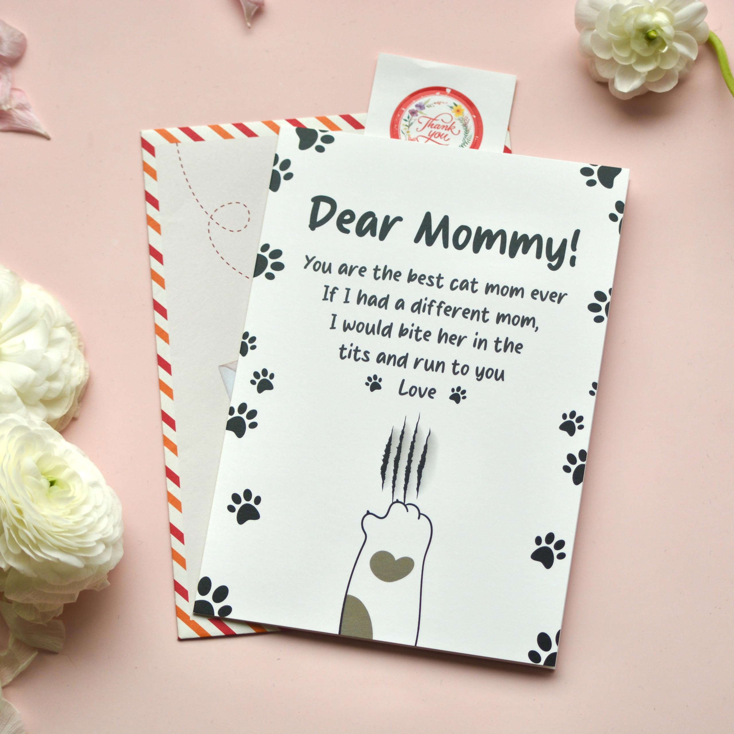BlinkBlink Mothers Day Card from Cat, Kitty Mom Mother Day Card