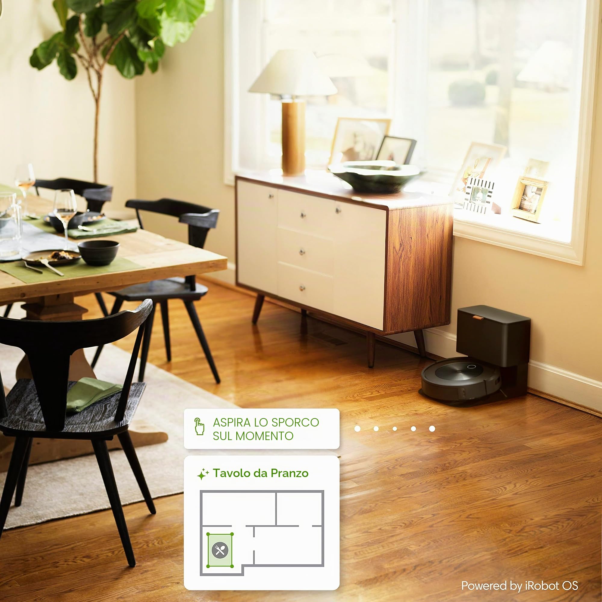 iRobot Roomba J7 (7150) Aspirapolvere Robot Collegato al Wi-Fi: identifica ed evita ostacoli, mappatura intelligente, funziona con Alexa, ideale per peli di animali domestici, tappeti, pavimenti duri
