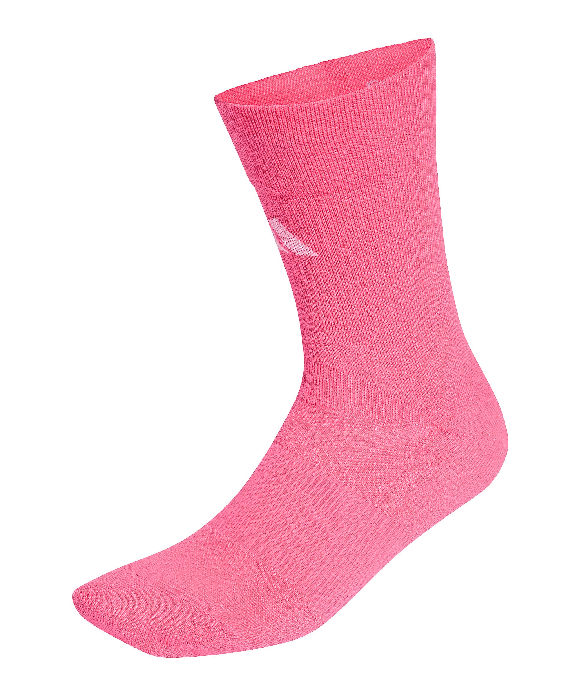 adidas Unisex Football Crew Performance Socks Cushioned, lucid pink/white, 6.5-8