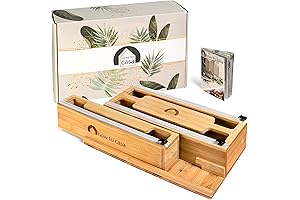 Walk-In Closet Organizer: Bamboo Foil and Plastic Wrap Organizer