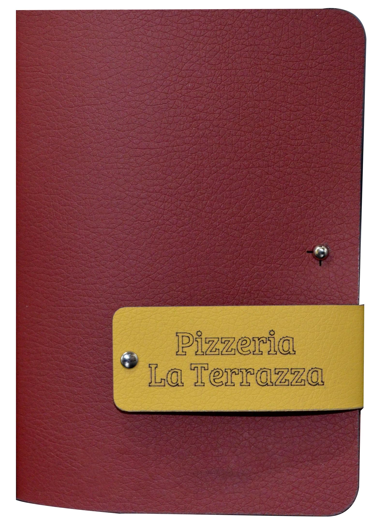 oggettando Set 4 pz. PORTACONTO Alba Personalizzabili - Dimensione cm 11x15,5 - Ristorante Pub Self Service Bar Pizzerie Birreria Moderno e Elegante (PC Bordeaux)