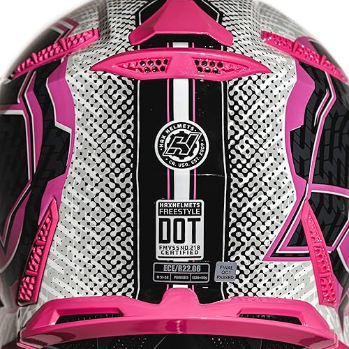 Miniatura 3 de HAX Fullface - Casco todoterreno para adultos, cuatrimoto, motos de nieve