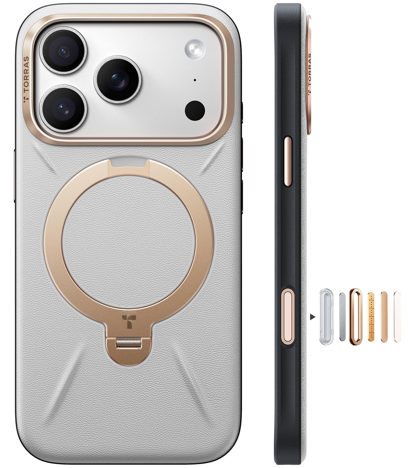 Amazon.co.jp: TORRAS iPhone 17 Pro 用 ケース【新感覚レザー・スキン