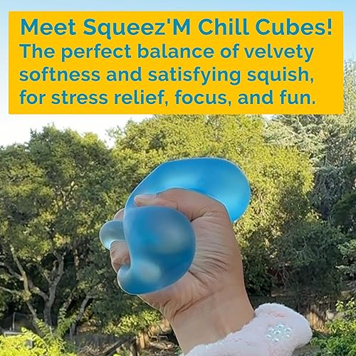 Miniatura 2 de Squeez'M - Juguete sensorial prémium para aliviar el estrés para niños y adultos, juguete seguro para autismo, TDAH, ansiedad, esponjoso, duradero,