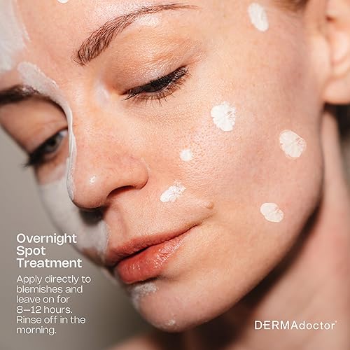 Miniatura 2 de DERMAdoctor Ain't Misbehavin' - Máscara intensiva para el acné al 10% de azufre y tratamiento de emergencia, 2.3 onzas líquidas