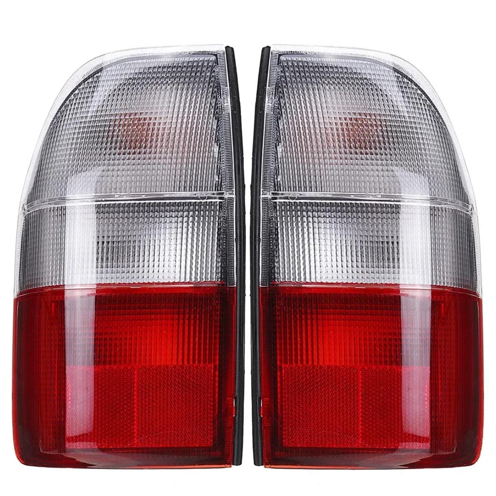 Lampa tylna zespolona 2 szt. lewa i prawa tylna lampa boczna w kolorze przezroczystym i czerwonym do L200 MK3 1995-2006(Left right 2pcs)