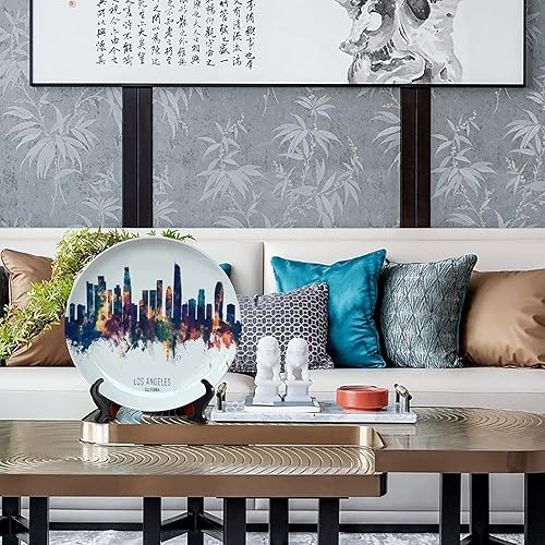 Miniatura 4 de Los Angeles Skyline - Platos decorativos para decoración de cocina (6.0in)