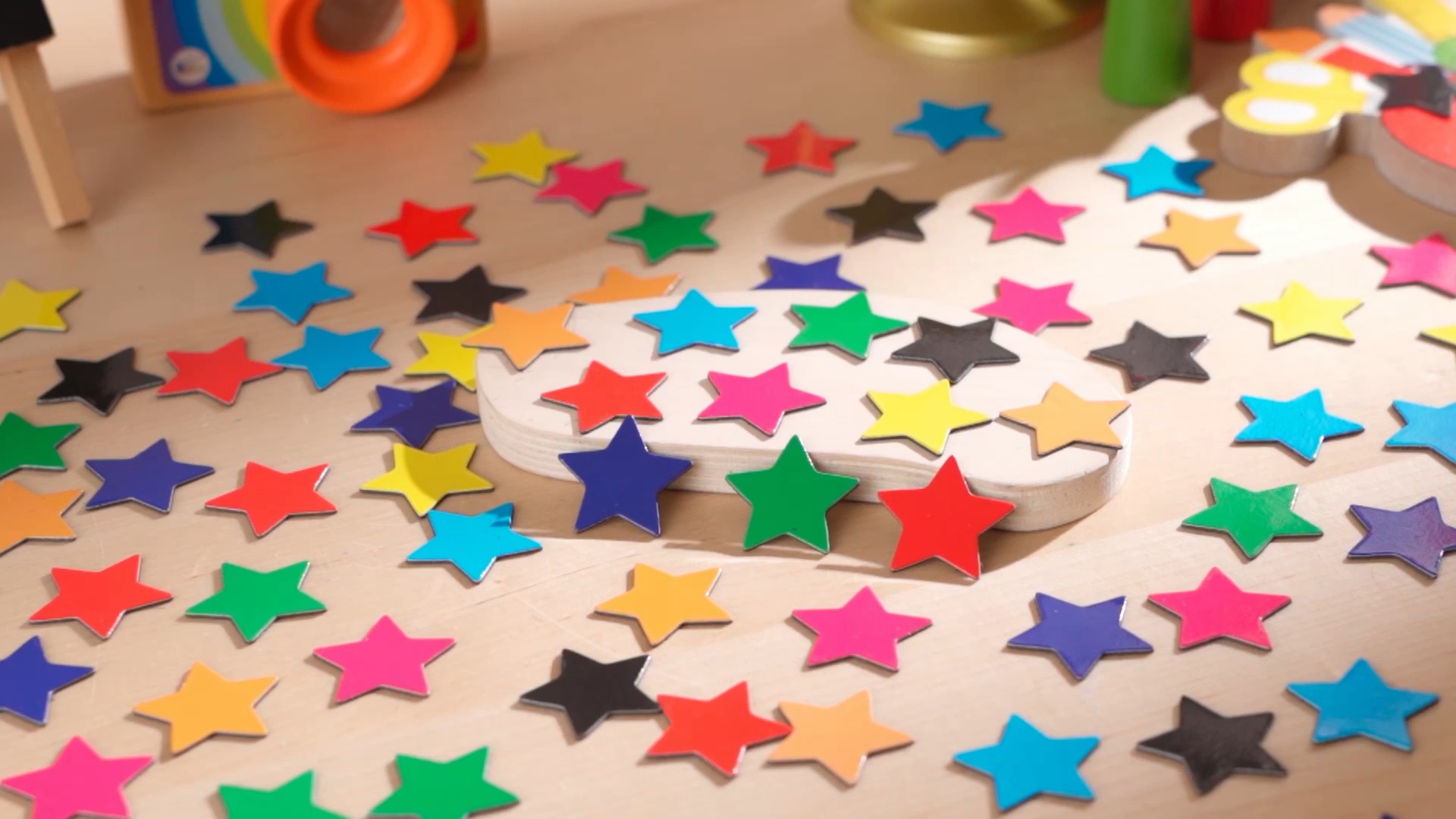 120 Imánes Estrella Pequeños Colores Clásicos miniatura 7