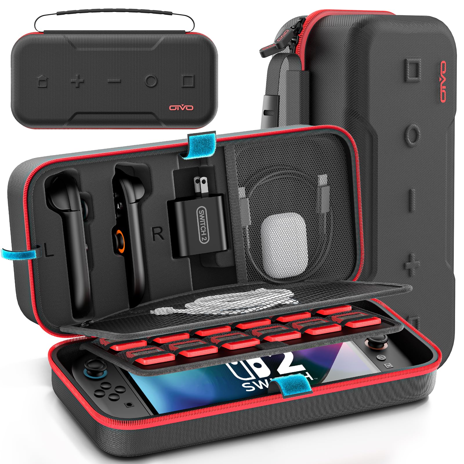 Amazon.co.jp: Switch 2 ケース OIVO スイッチ 収納バッグ キャリー