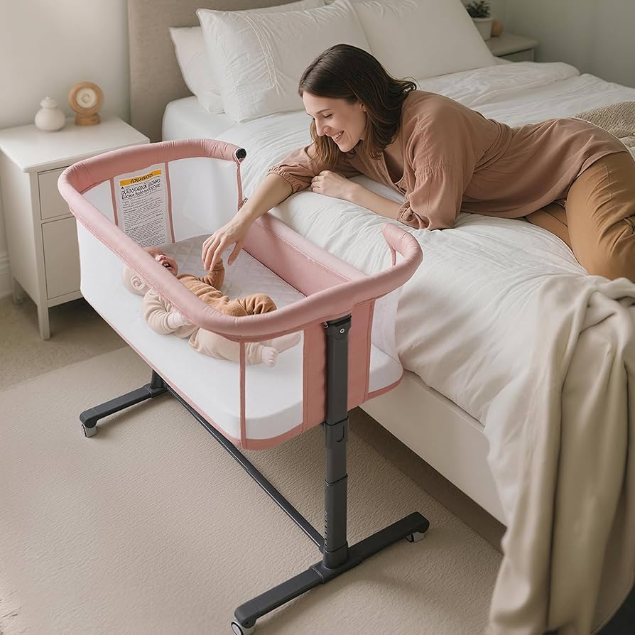 ぎんちゃんページ Amazon.com : Kinder King Baby Bassinet w/Wheels, Folding