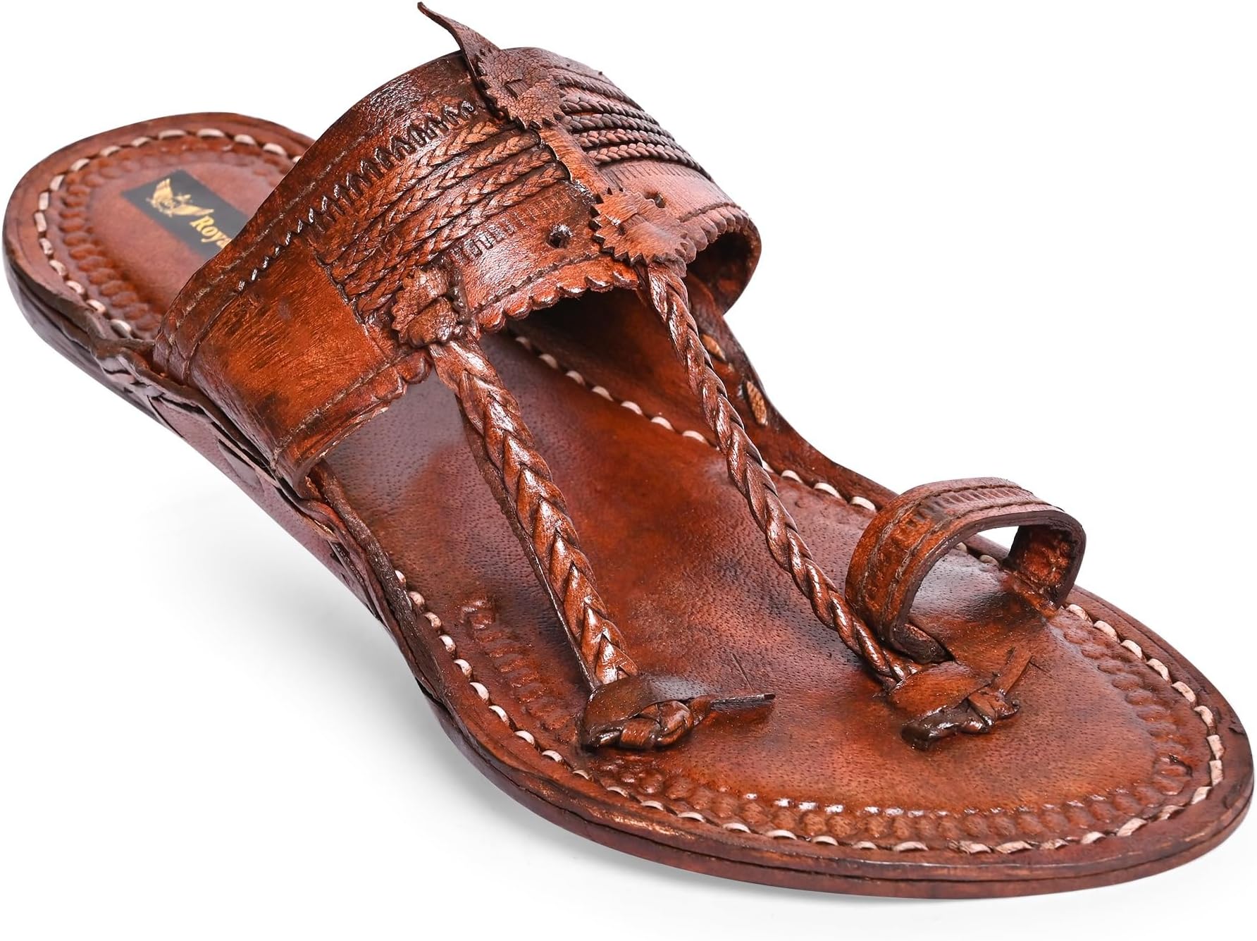 Kolhapuri Chappal for Men| Kolhapuri Slippers for Men| kolapuri chapal Men| Leather Slippers for Men| Leather Chappal for Men-CS-AB-Parent A13