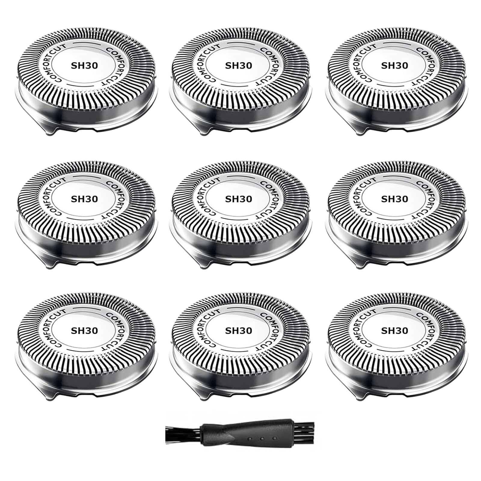 SH30 Replacement Heads Compatible with Philips Norelco 3000 Replacement Blades,Compatible with Norelco Series 3000 Replacement Heads,for 3000,2000,