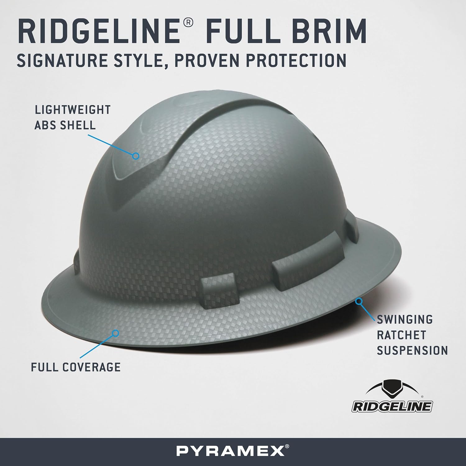 Pyramex Ridgeline Full Brim Hard