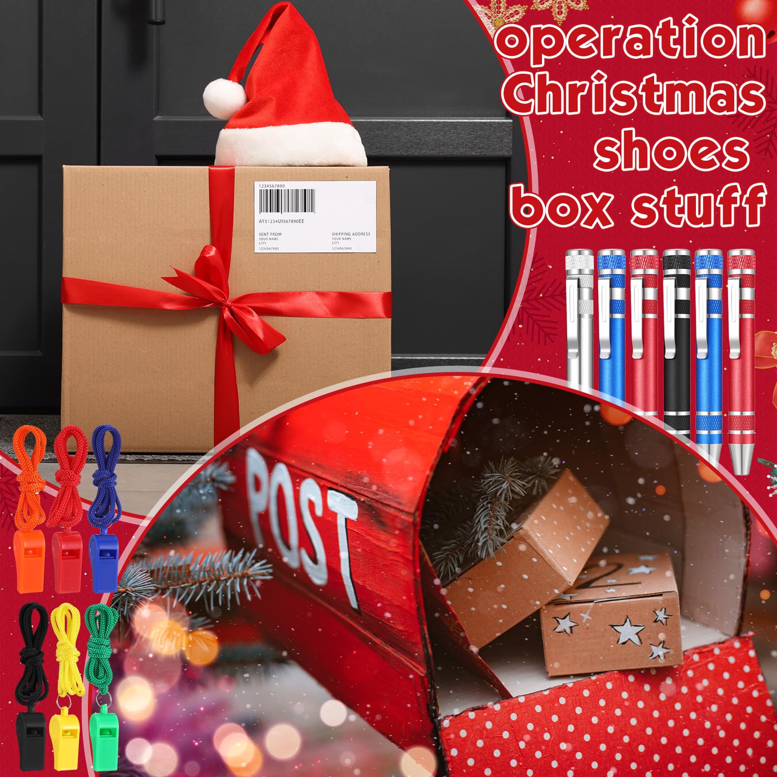 Snapklik.com : Therwen 36 Pcs Operation Christmas Box Gifts Bulk
